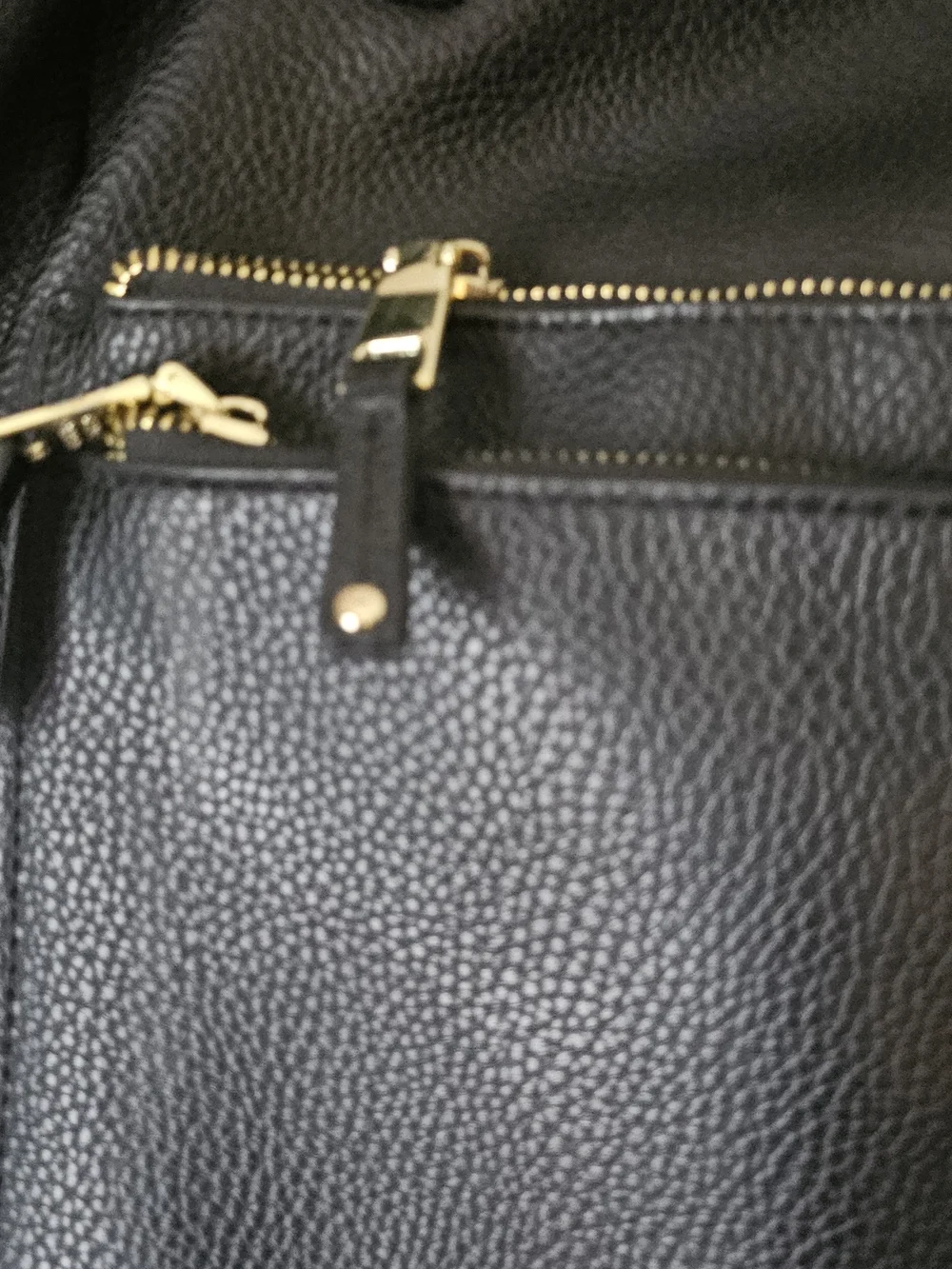 Black Steve Madden Faux Leather Backpack - Back Pack